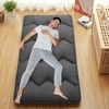 Foldable Futon Mattress Solid Color Floor Mattress Japanese Floor Bed Tatami Mattresses for Dorm Living Room - 3 of 4