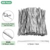Unique Bargains Reusable Metal Twist Ties Bread Candy Bags 800 Pcs - 3 of 4