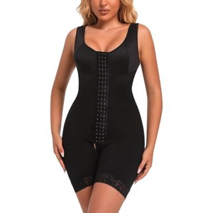 Voxshe Women’s Full Body Shapewear Sculpting Thigh-Length Bodysuit with Tummy Control & Butt Lifter BL-SW05-XL - 1 of 4