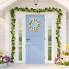 Northlight Easter Eggs and Flower Buds Artificial Wreath - 22" - Pink and Yellow - Unlit - 3 of 4