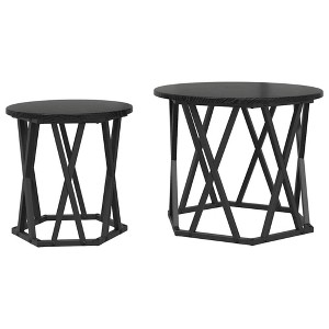 Clihome Modern Round Side Table, Minimalist Accent Table with Sleek Matte Finish for Contemporary Interiors - 1 of 4