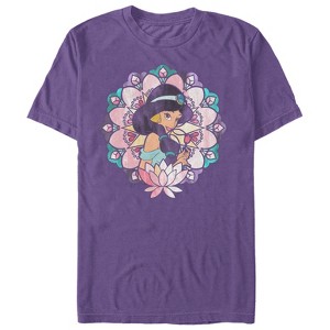 Men's Aladdin Jasmine Lotus Flower T-Shirt - 1 of 3