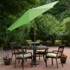 Northlight 9ft Outdoor Patio Market Umbrella with Hand Crank and Tilt, Lime Green - 3 of 4
