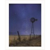 HomeRoots Starlit Night White Framed Print Wall Art - 4 of 4