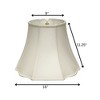 Vynxaria Modified Fancy Octagon Lampshades, 9"x18"x13" White - 4 of 4