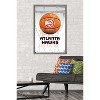 Trends International NBA Atlanta Hawks - Drip Basketball 21 Framed Wall Poster Prints - 2 of 4
