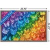 Trends International Brigid Ashwood - Rainbow Butterflies Framed Wall Poster Prints - 3 of 4