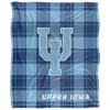 Upper Iowa University Campus Plaid Spirit Silky Touch Super Soft Throw Blanket 50x60 - 2 of 4