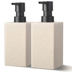 Soap Dispenser Bathroom, Resin Hand Soap Dispenser with Pump for Kitchen 12 oz - 1 of 4