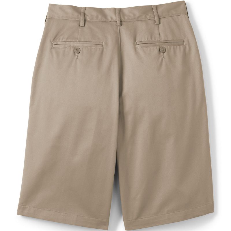 School Uniform Young Men's Plain Front Blend Chino Shorts, 3 of 4