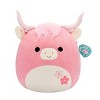 Squishmallows 16" Pink Highland Cow with Sakura Flowers Large Plush - image 2 of 4