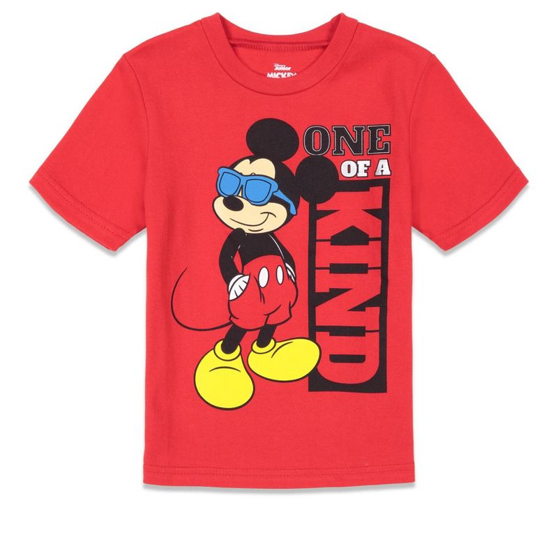 Disney Mickey Mouse T-Shirt and Shorts Outfit Set Toddler to Little Kid, 2 of 6