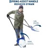 Snow Shovel, 18x13 in Blade, Ergonomic Snow Shovels with Assisted D-Ring Handle, 4.5LBS Lightweight Steel Shoveling Tool - 2 of 4