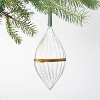 Glass and Brass Fluted Tear Hinge Ornament - Hearth & Hand™ with Magnolia - 3 of 4