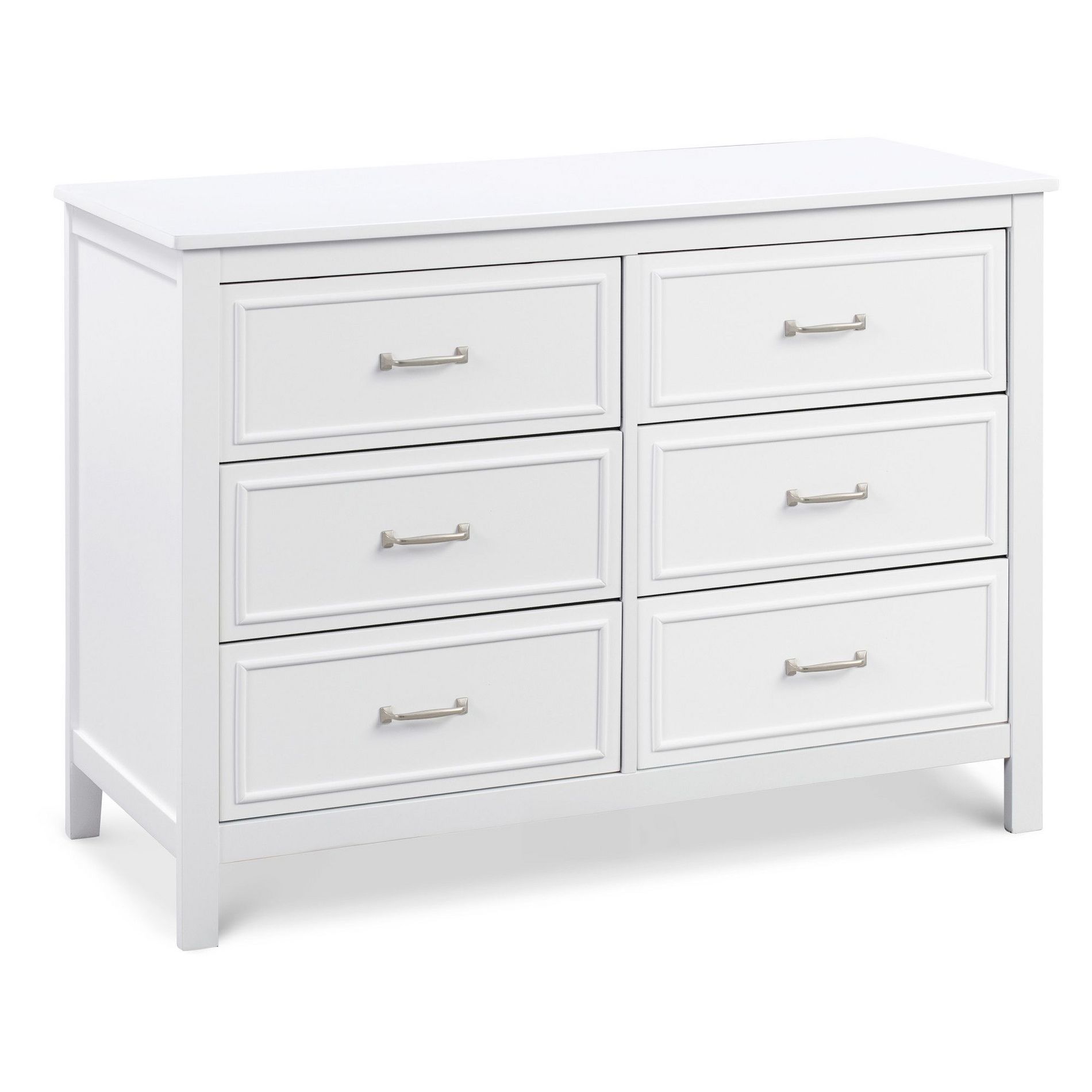 daVinci Charlie 6-Drawer Double Dresser - White