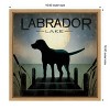 Amanti Art Moonrise Black Dog Labrador Lake by Ryan Fowler Framed Canvas Wall Art - 4 of 4