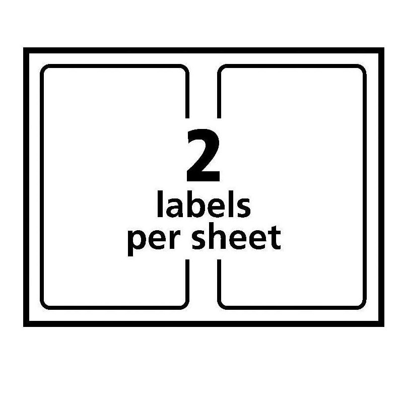 Avery TrueBlock Shipping Labels, Laser, 5-1/2 x 8-1/2 Inches, White, Pack of 200, 3 of 4