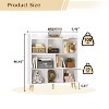 Aoxun Bookshelf Bookcase, Cube Storage Organizer, Wood Display Bookshelf, Storage Shelves - 3 of 4