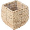 Vintiquewise Woven Square Flower Pot Planter with Leak-Proof Plastic Lining - 3 of 4
