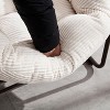 Okak Rattan Rocking Accent Chair with Metal Legs & Padded Cushion,Comfy Lounge Chair for Living Room,Outdoor - 4 of 4