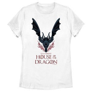 Women's Game of Thrones: House of the Dragon Fire-Breathing Dragon Logo T-Shirt - 1 of 4