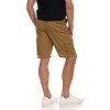 Canada Weather Gear Men’s Belted Cargo Shorts – Lightweight Cotton Stretch Fabric, Classic Fit with Multiple Pockets - 3 of 4