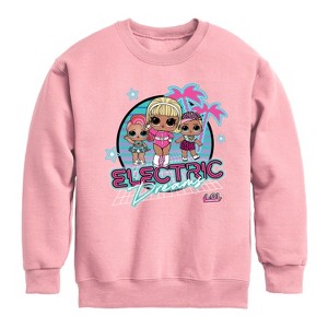 Boys' - LOL Surprise! - Electric Dreams Graphic Long Sleeve Fleece Sweatshirt - 1 of 4