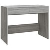 vidaXL Desk Gray Sonoma 39.8 in.x19.7 in.x30.1 in. Engineered Wood - 2 of 4