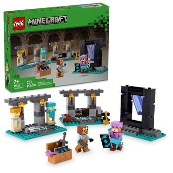 LEGO Minecraft The Warped Forest 21168 Hands-on Minecraft Nether Creative  Playset; Fun Warped Forest Building Toy Featuring Huntress, Piglin and