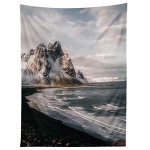 Michael Schauer Stokksness Icelandic Mountain Beach Sunset Tapestry - Society6 - 1 of 3