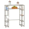 Honey-Can-Do 5-Tier Over the Toilet Steel Storage Shelf Silver: Space Saver, Fixed Shelves, Anti-Tip Design - 2 of 4