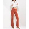 Women's HIGH RISE SOLID SLIM BOOTCUT JEANS - sneak peek - 3 of 4