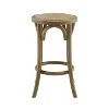 Rae Ratten Seat Backless Counter Height Barstool - Linon - image 3 of 4
