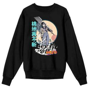 Naruto Classic Zabuza Momochi Men's Black Long Sleeve Sweatshirt