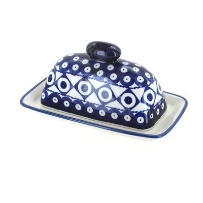 Blue Rose Polish Pottery Xandra Butter Dish