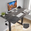 PexFix 40" x 24" Electric Standing Desk Walnut Desktop Height Adjustable Computer Desk Stand up Home Office Desk with Splice Board - 4 of 4
