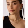 Dainty Layering Necklaces for Women Snake, Curb, Paperclip Chains - 3 of 3