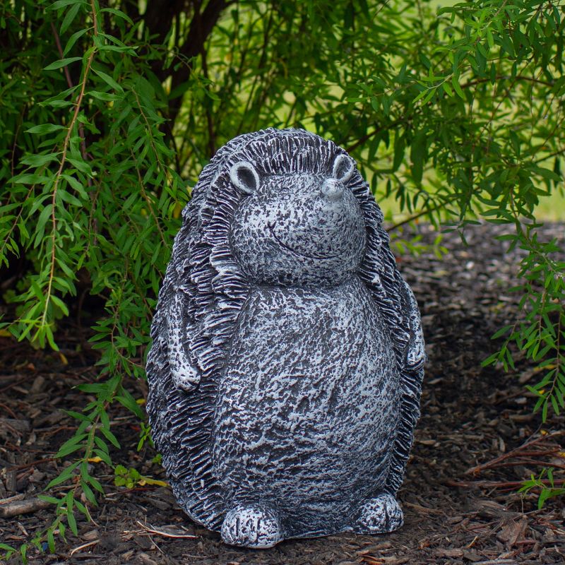 Northlight 15" Gray Standing Hedgehog Outdoor Garden Statue, 2 of 6