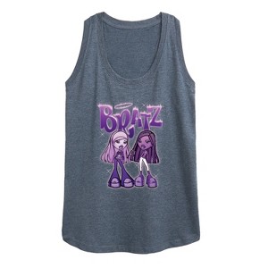 Women's - Bratz - Purple Power Dolls Graphic Racerback Tank - 1 of 4