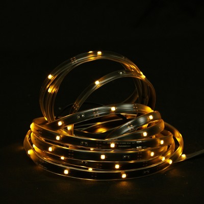 Northlight 18' Amber LED Outdoor Christmas Linear Tape Lighting - Black Finish
