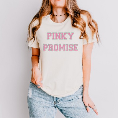 Simply Sage Market Pinky Promise Short Sleeve Tee - XS - Cream