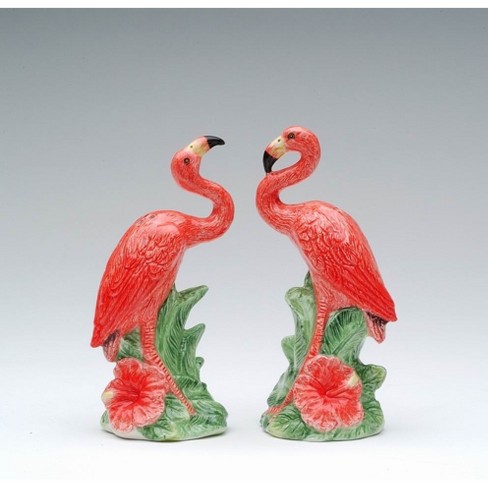 Kevins Gift Shoppe Ceramic Pink Flamingo Salt And Pepper Shaker Set ...