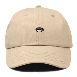Dalix Lil Coffee Embroidered Cotton Cap Summer Food Outdoor Dad Hat Womens - 1 of 4