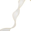 Unique Bargains Ribbon Gold-Edged Fishtail Organza Simple Style Polyester 354.33"x1.57" 1 Pc - 3 of 3