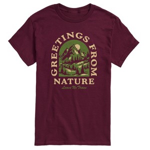 Men's - Instant Message - Greetings From Nature Short Sleeve Graphic T-Shirt - 1 of 4