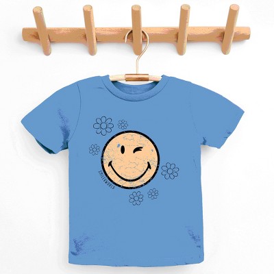 The Juniper Shop SmileyWorld Flower Outline Youth Short Sleeve Tee