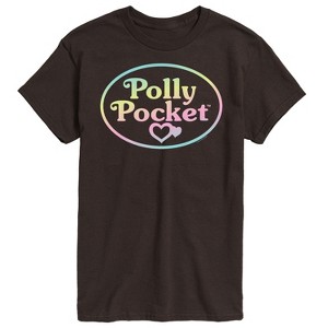 Men's - Polly Pocket - Polly Pocket Ombre Logo Short Sleeve Graphic T-Shirt - 1 of 3