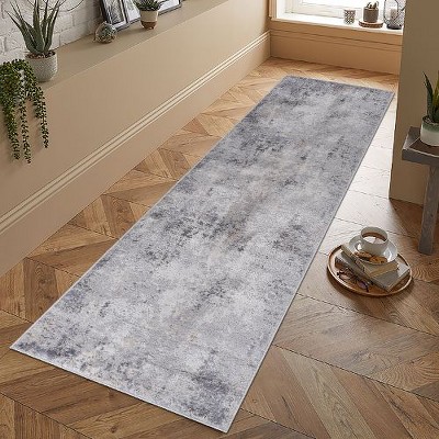 Kumasinova Stain-Resistant Area Rug, Non-Shedding Door Mat,Kid & Pet-Friendly, Ivory/Sand Abstract Area Rug for Living Room, Latex-Free Cotton Backing