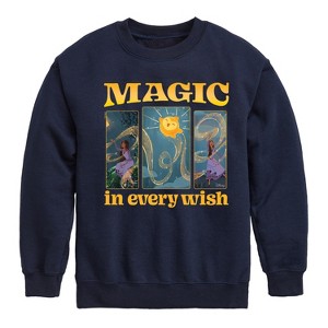 Boys' - Disney - Magic In Every Wish Graphic Long Sleeve Fleece Sweatshirt - 1 of 4