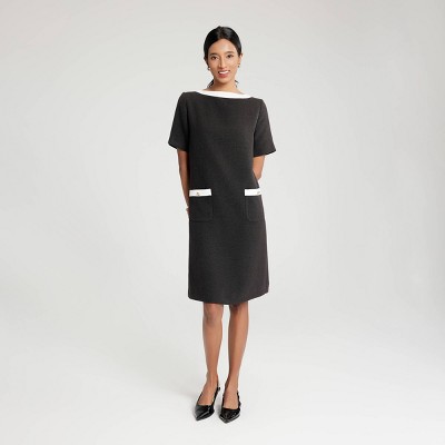 Women's Contrast Trim Pocket Mini Dress - A New Day™